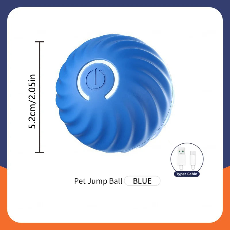 Smart Dog Toy Ball Electronic Interactive Pet Toy Moving Ball USB Automatic Moving Bouncing for Puppy Birthday Gift Cat Products